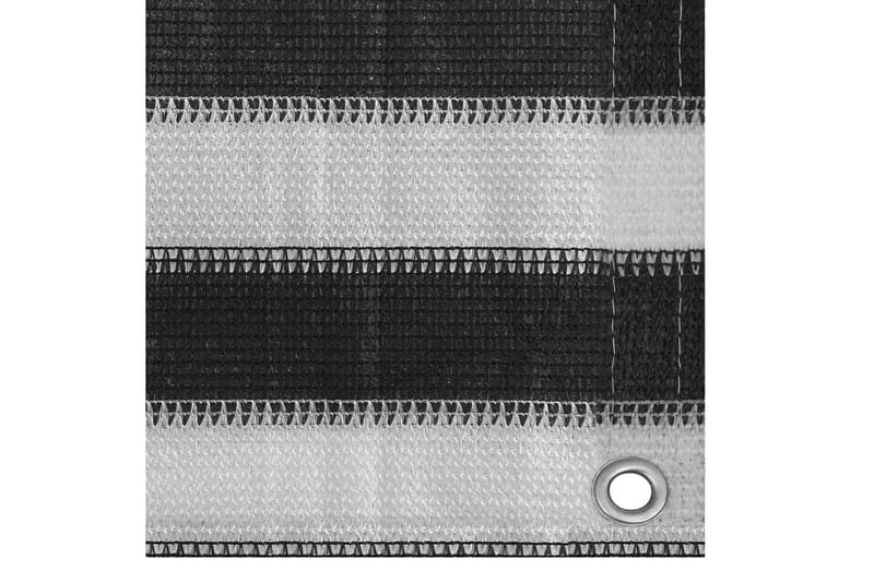 Balkongskjerm HDPE 75x300 cm antrasitt og hvit - Antrasittgrå - Balkongbeskyttelse