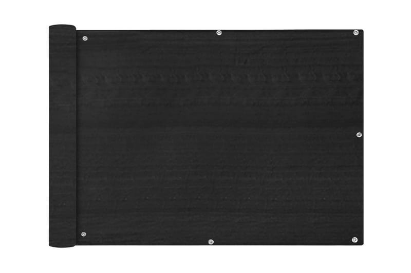Balkongskjerm HDPE 75x400 cm Antrasitt - Hagemøbler - Balkong - Sikkerhet & vindbeskyttelse balkong - Balkongbeskyttelse