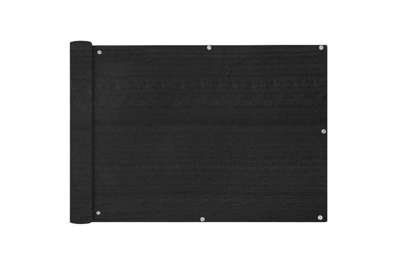 Balkongskjerm HDPE 75x600 cm Antrasitt - Hagemøbler - Balkong - Sikkerhet & vindbeskyttelse balkong - Balkongbeskyttelse