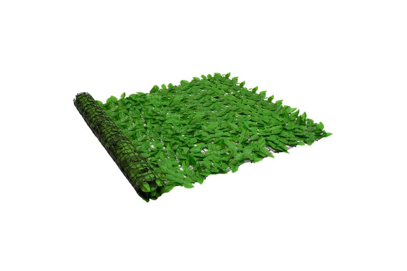 Balkongskjerm med grønne blader 300x150 cm - grønn - Hagemøbler - Balkong - Sikkerhet & vindbeskyttelse balkong - Balkongbeskyttelse
