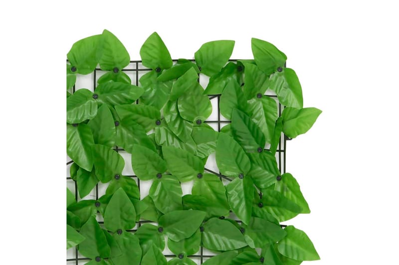 Balkongskjerm med grønne blader 300x150 cm - grønn - Balkongbeskyttelse