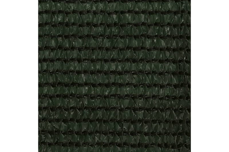 Balkongskjerm mörkegrönn 75x400 cm HDPE - grönn - Balkongbeskyttelse