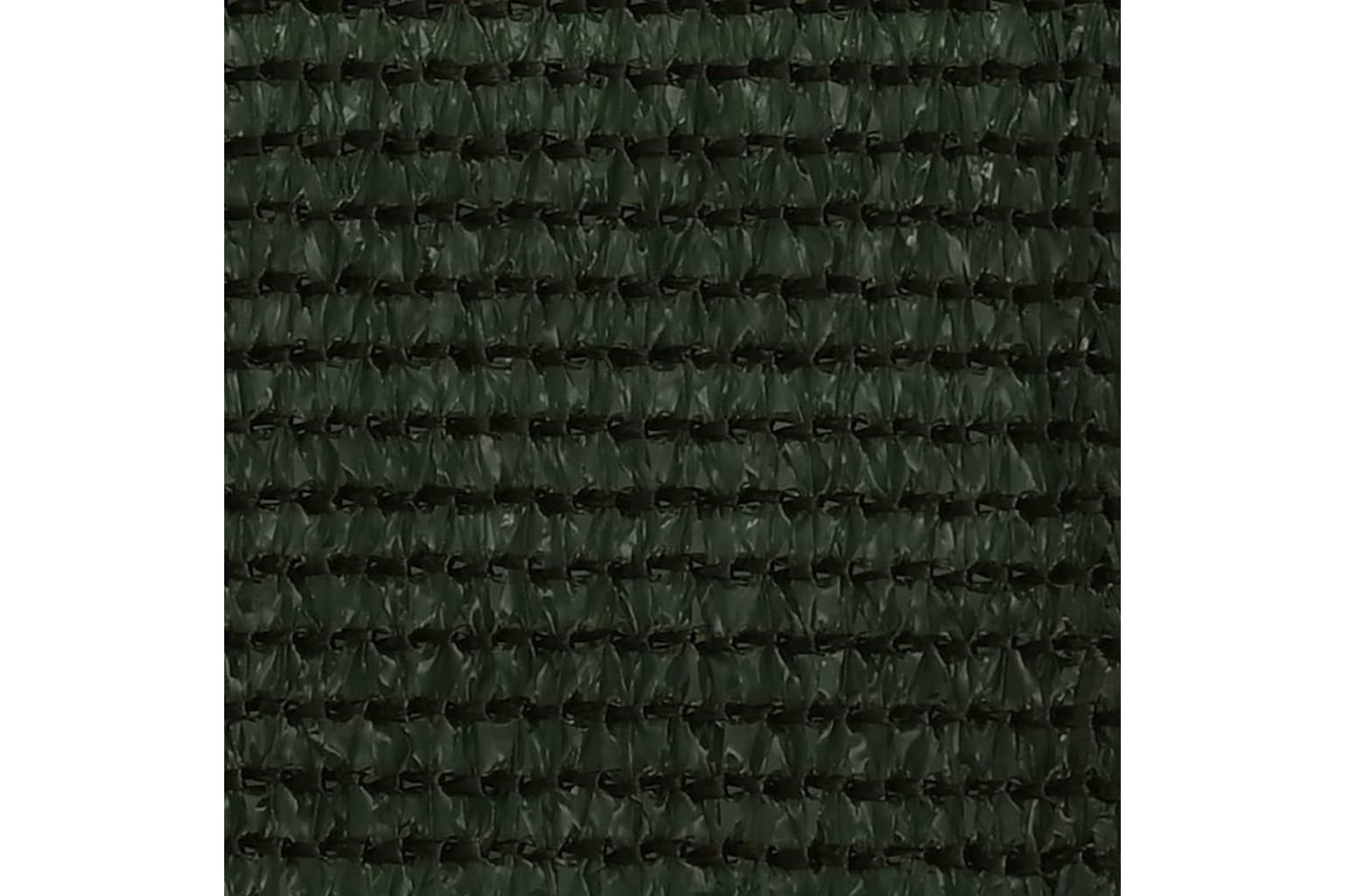 Balkongskjerm mörkegrönn 90x500 cm HDPE - grönn - Hagemøbler - Balkong - Sikkerhet & vindbeskyttelse balkong - Balkongbeskyttelse