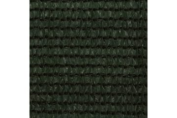 Balkongskjerm mörkegrönn 90x500 cm HDPE - grönn - Hagemøbler - Balkong - Sikkerhet & vindbeskyttelse balkong - Balkongbeskyttelse