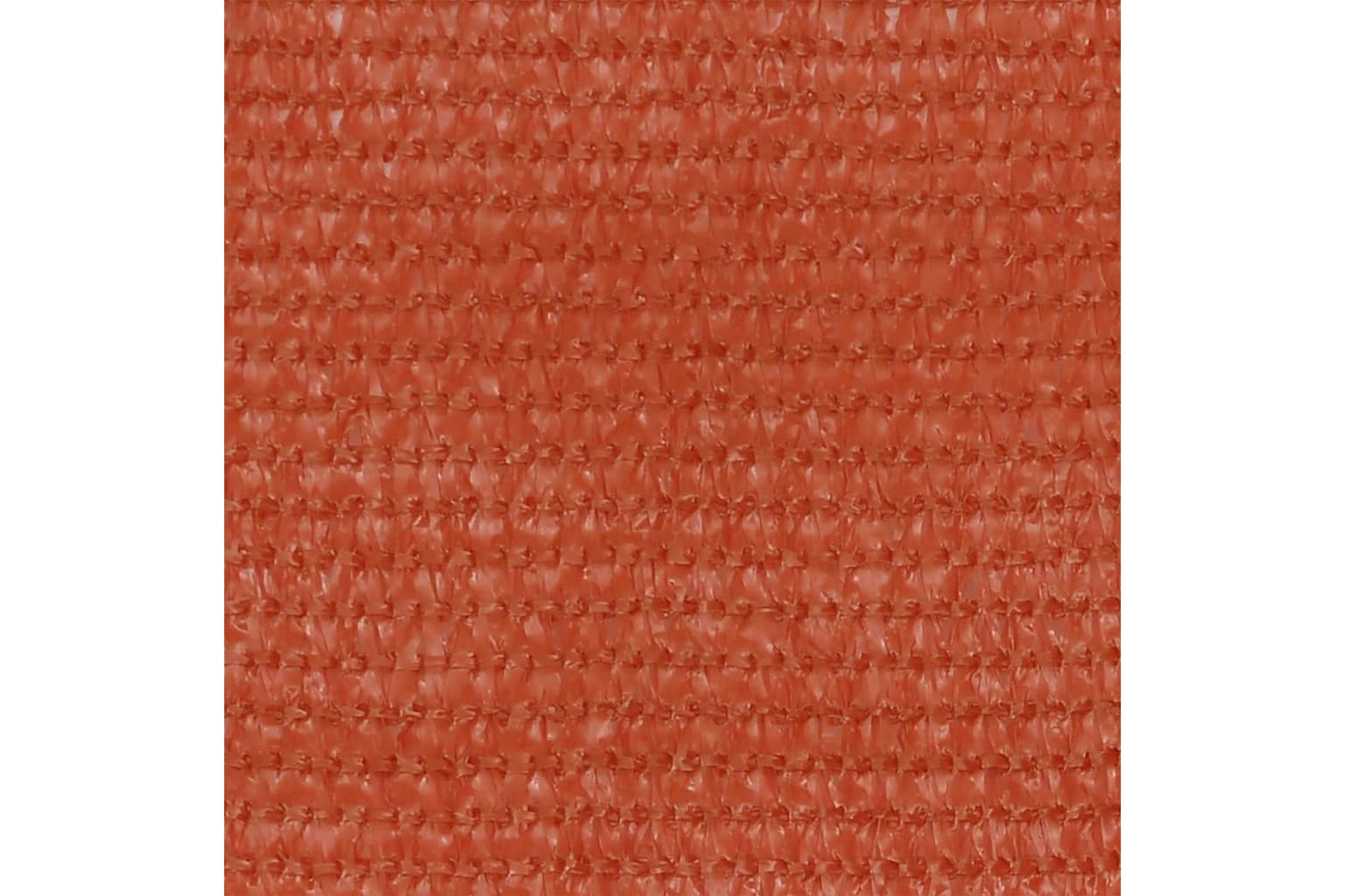 Balkongskjerm oransje 120x500 cm HDPE - Oransj - Hagemøbler - Balkong - Sikkerhet & vindbeskyttelse balkong - Balkongbeskyttelse