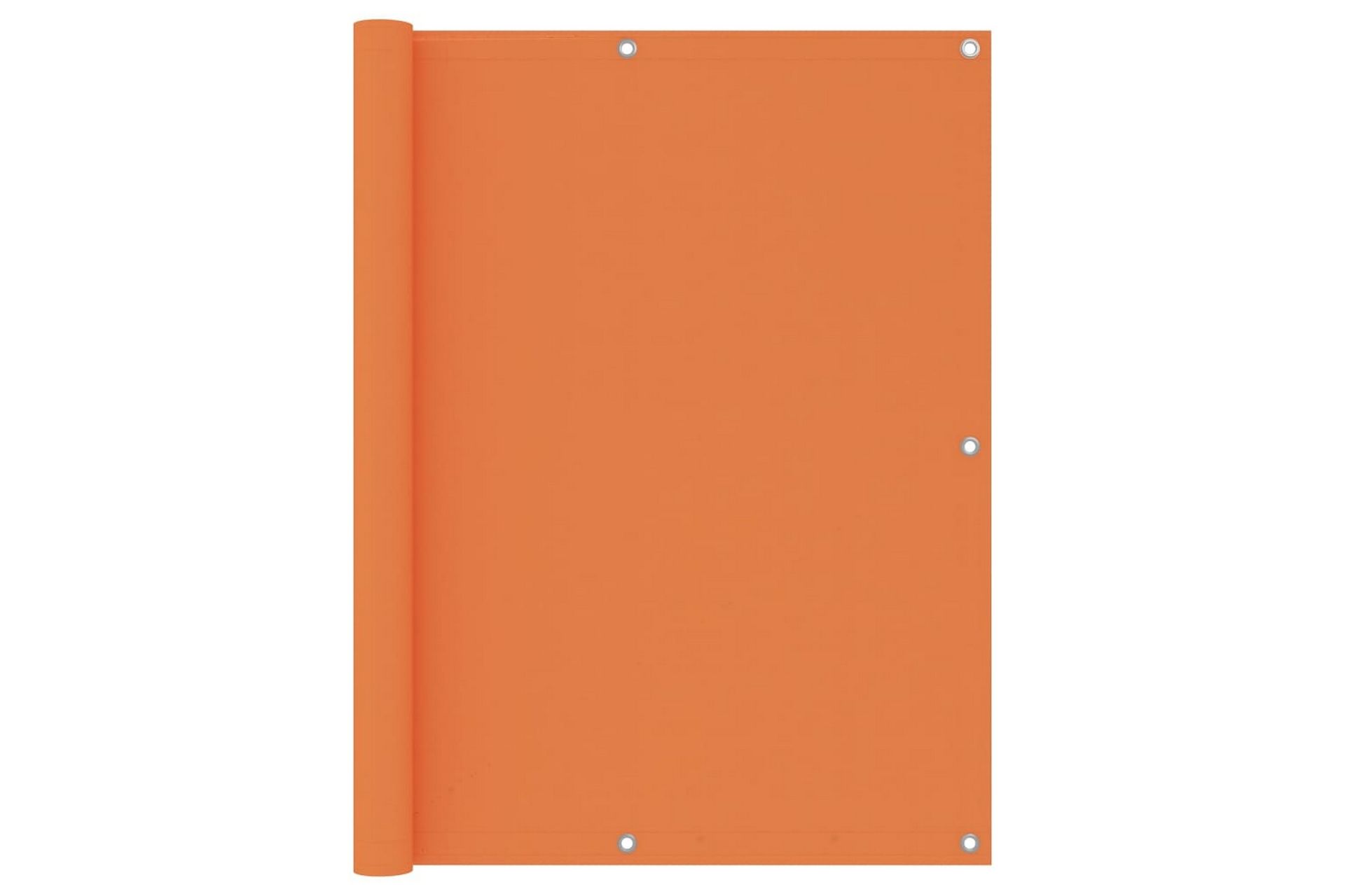 Balkongskjerm oransje 120x600 cm oxfordstoff - Oransj - Hagemøbler - Balkong - Sikkerhet & vindbeskyttelse balkong - Balkongbeskyttelse