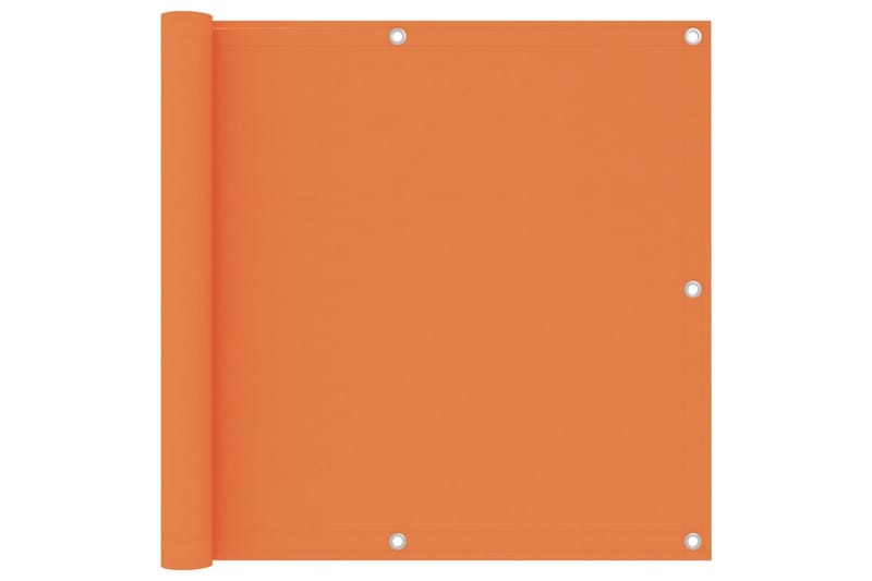 Balkongskjerm oransje 90x300 cm oxfordstoff - Oransj - Balkongbeskyttelse