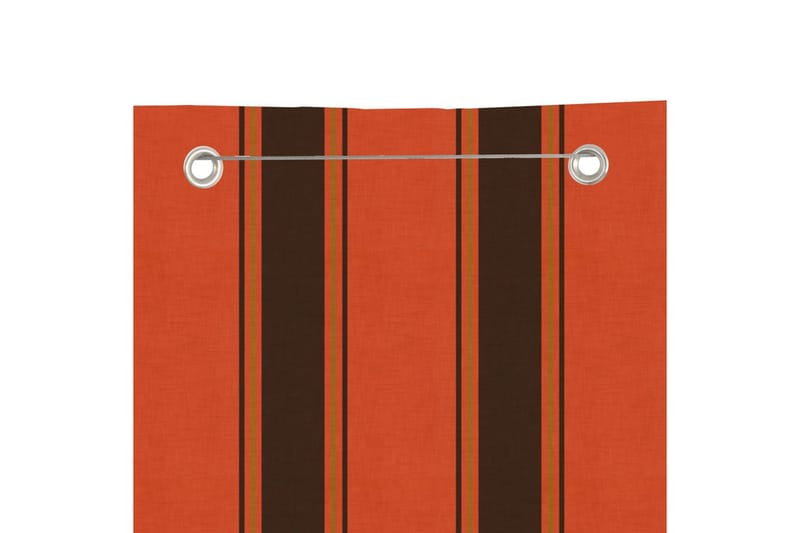 Balkongskjerm oransje og brun 140x240 cm oxfordstoff - Flerfarget - Balkongbeskyttelse