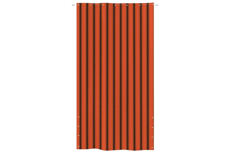 Balkongskjerm oransje og brun 140x240 cm oxfordstoff - Flerfarget - Balkongbeskyttelse