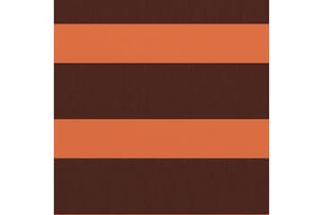 Balkongskjerm oransje og brun 75x400 cm oxfordstoff - Flerfarget - Hagemøbler - Balkong - Sikkerhet & vindbeskyttelse balkong - Balkongbeskyttelse