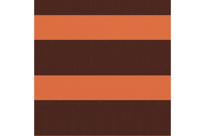 Balkongskjerm oransje og brun 90x500 cm oxfordstoff - Flerfarget - Balkongbeskyttelse
