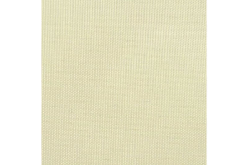 Balkongskjerm Oxfordstoff 75x600 cm Kremhvit - Hagemøbler - Balkong - Sikkerhet & vindbeskyttelse balkong - Balkongbeskyttelse