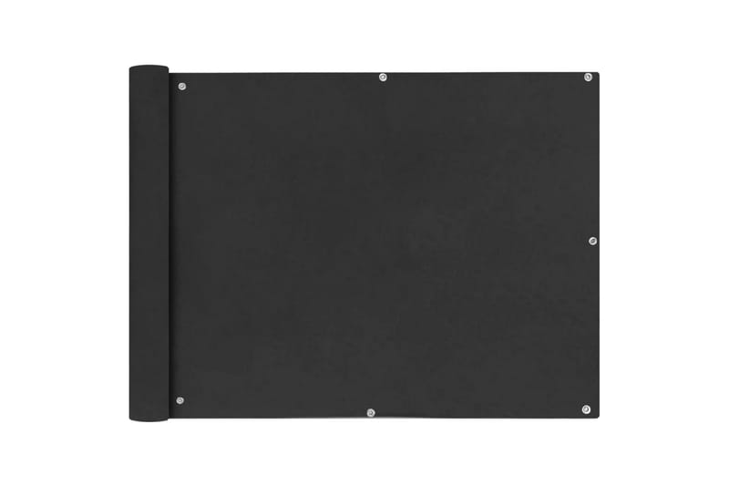 Balkongskjerm Oxfordstoff 90x400 cm Antrasitt - Hagemøbler - Balkong - Sikkerhet & vindbeskyttelse balkong - Balkongbeskyttelse