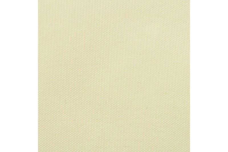 Balkongskjerm Oxfordstoff 90x400 cm Kremhvit - Hagemøbler - Balkong - Sikkerhet & vindbeskyttelse balkong - Balkongbeskyttelse