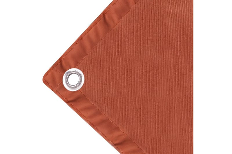 Balkongskjerm Oxfordstoff 90x400 cm Terrakotta - Hagemøbler - Balkong - Sikkerhet & vindbeskyttelse balkong - Balkongbeskyttelse