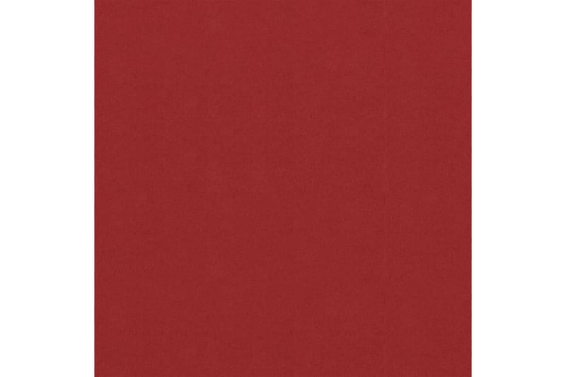 Balkongskjerm rød 120x600 cm oxfordstoff - Rød - Hagemøbler - Balkong - Sikkerhet & vindbeskyttelse balkong - Balkongbeskyttelse