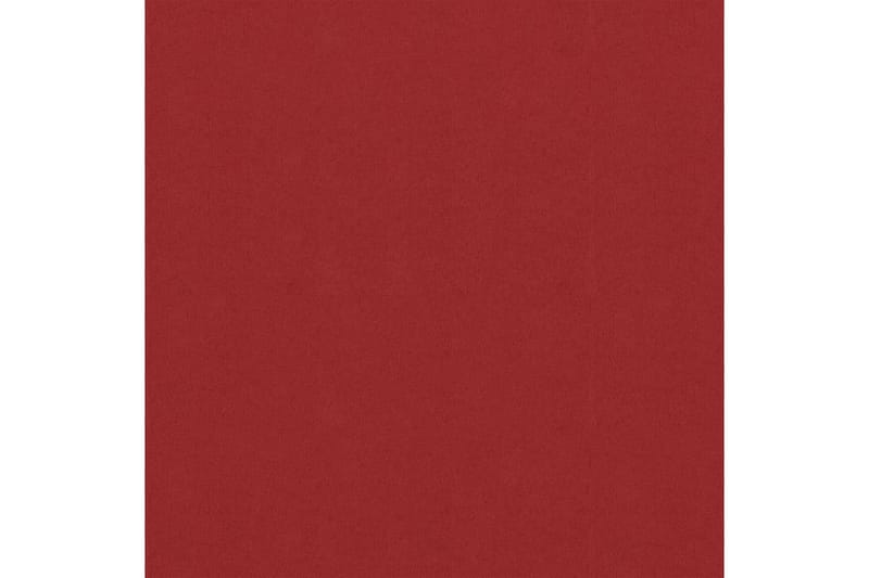 Balkongskjerm rød 120x600 cm oxfordstoff - Rød - Balkongbeskyttelse