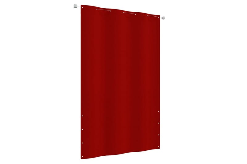 Balkongskjerm rød 140x240 cm oxfordstoff - Rød - Hagemøbler - Balkong - Sikkerhet & vindbeskyttelse balkong - Balkongbeskyttelse