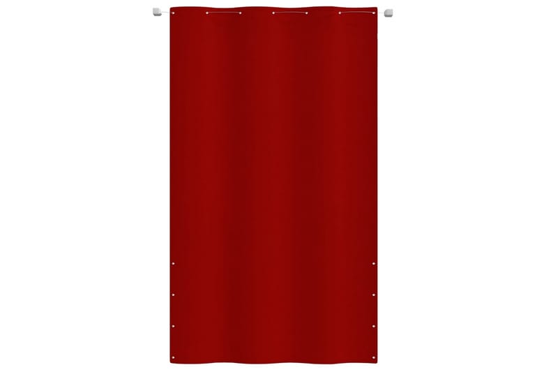 Balkongskjerm rød 140x240 cm oxfordstoff - Rød - Hagemøbler - Balkong - Sikkerhet & vindbeskyttelse balkong - Balkongbeskyttelse