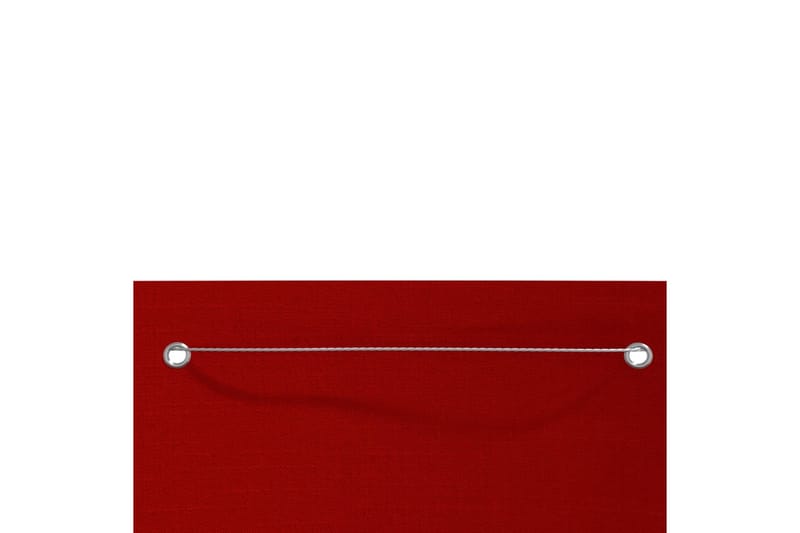 Balkongskjerm rød 140x240 cm oxfordstoff - Rød - Balkongbeskyttelse