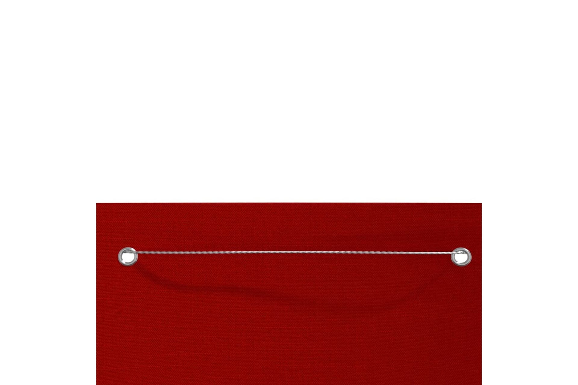 Balkongskjerm rød 160x240 cm oxfordstoff - Rød - Hagemøbler - Balkong - Sikkerhet & vindbeskyttelse balkong - Balkongbeskyttelse