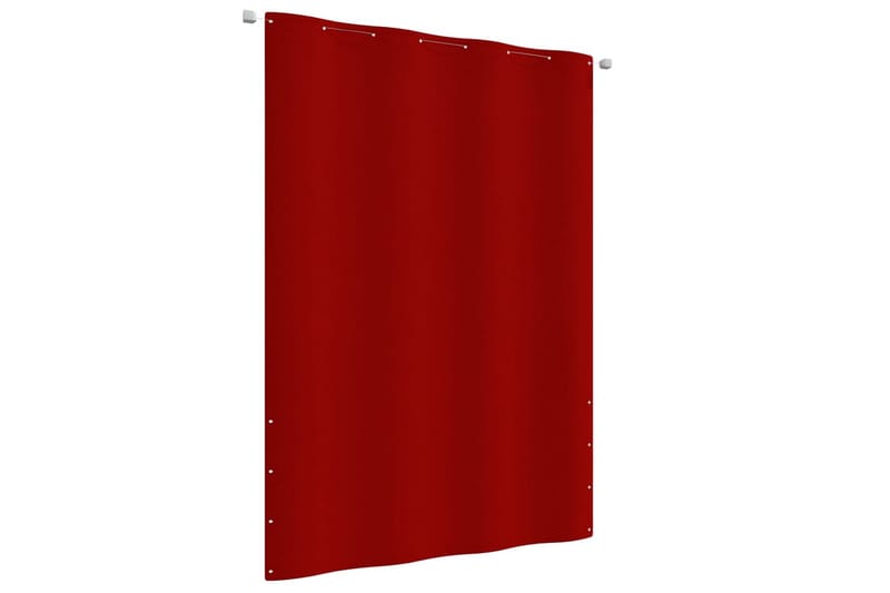 Balkongskjerm rød 160x240 cm oxfordstoff - Rød - Hagemøbler - Balkong - Sikkerhet & vindbeskyttelse balkong - Balkongbeskyttelse