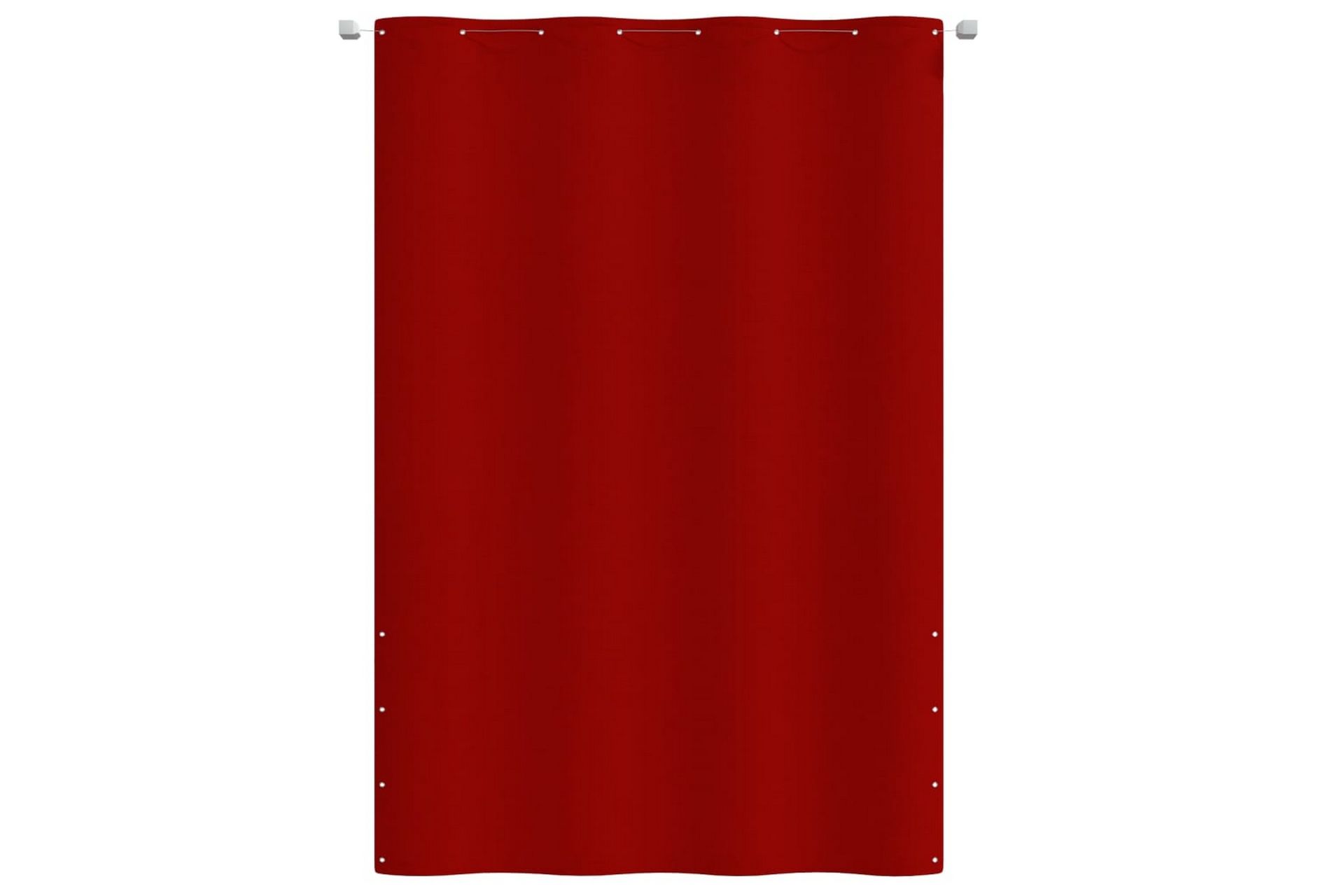 Balkongskjerm rød 160x240 cm oxfordstoff - Rød - Hagemøbler - Balkong - Sikkerhet & vindbeskyttelse balkong - Balkongbeskyttelse
