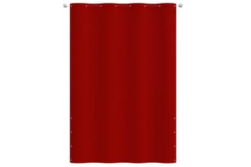 Balkongskjerm rød 160x240 cm oxfordstoff - Rød - Hagemøbler - Balkong - Sikkerhet & vindbeskyttelse balkong - Balkongbeskyttelse