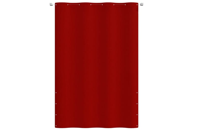 Balkongskjerm rød 160x240 cm oxfordstoff - Rød - Hagemøbler - Balkong - Sikkerhet & vindbeskyttelse balkong - Balkongbeskyttelse