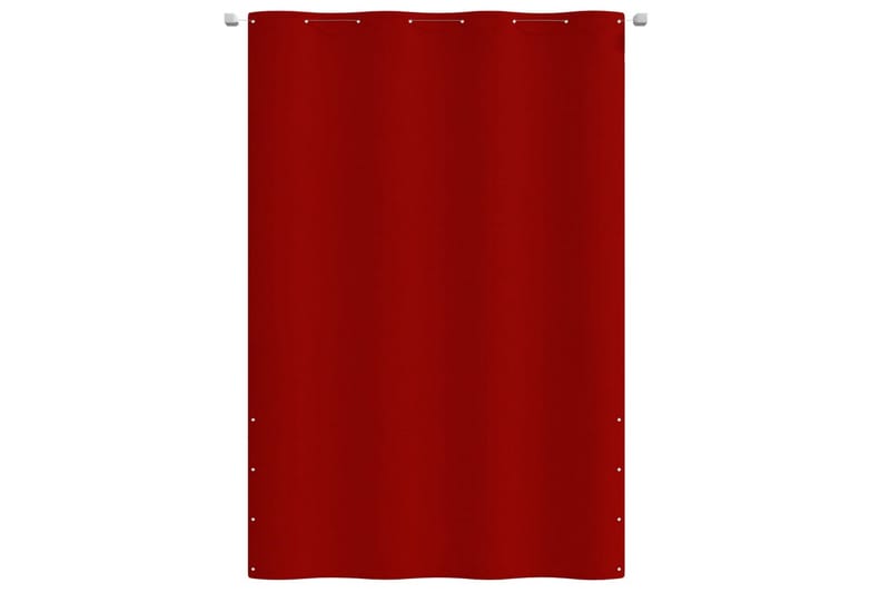 Balkongskjerm rød 160x240 cm oxfordstoff - Rød - Balkongbeskyttelse