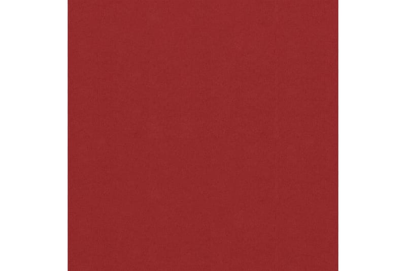 Balkongskjerm rød 75x600 cm oxfordstoff - Rød - Hagemøbler - Balkong - Sikkerhet & vindbeskyttelse balkong - Balkongbeskyttelse