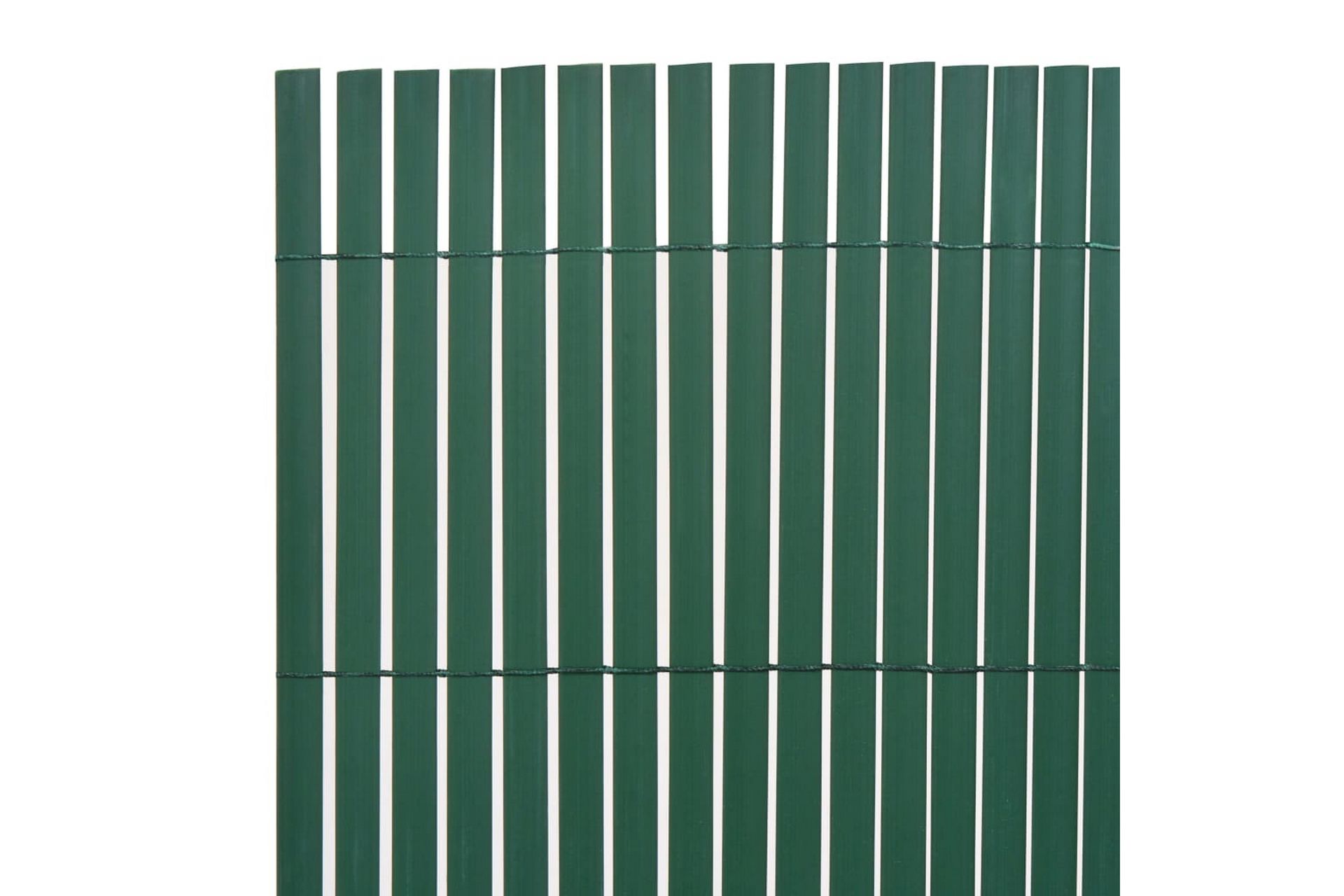 Dobbelsidet hagegjerde 110x400 cm grønn - grønn - Hagemøbler - Balkong - Sikkerhet & vindbeskyttelse balkong - Balkongbeskyttelse