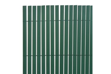 Dobbelsidet hagegjerde 110x400 cm grønn - grønn - Hagemøbler - Balkong - Sikkerhet & vindbeskyttelse balkong - Balkongbeskyttelse