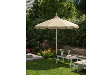 Balkongparasoll Beliani Minoa Beige Beige - Hagemøbler - Solbeskyttelse - Parasoller - Balkongparasoll