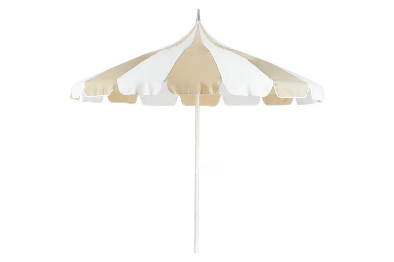 Balkongparasoll Beliani Minoa Beige Beige||White, undefined