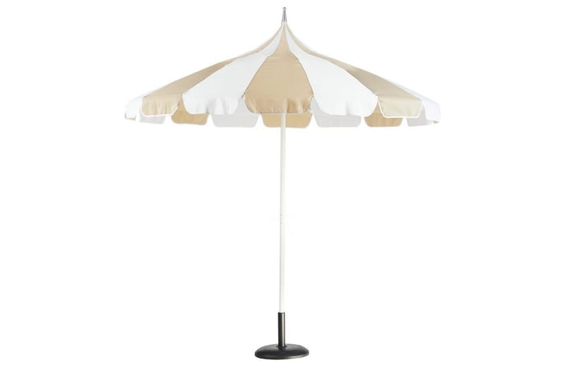 Balkongparasoll Beliani Minoa Beige Beige||White - Hagemøbler - Solbeskyttelse - Parasoller - Balkongparasoll