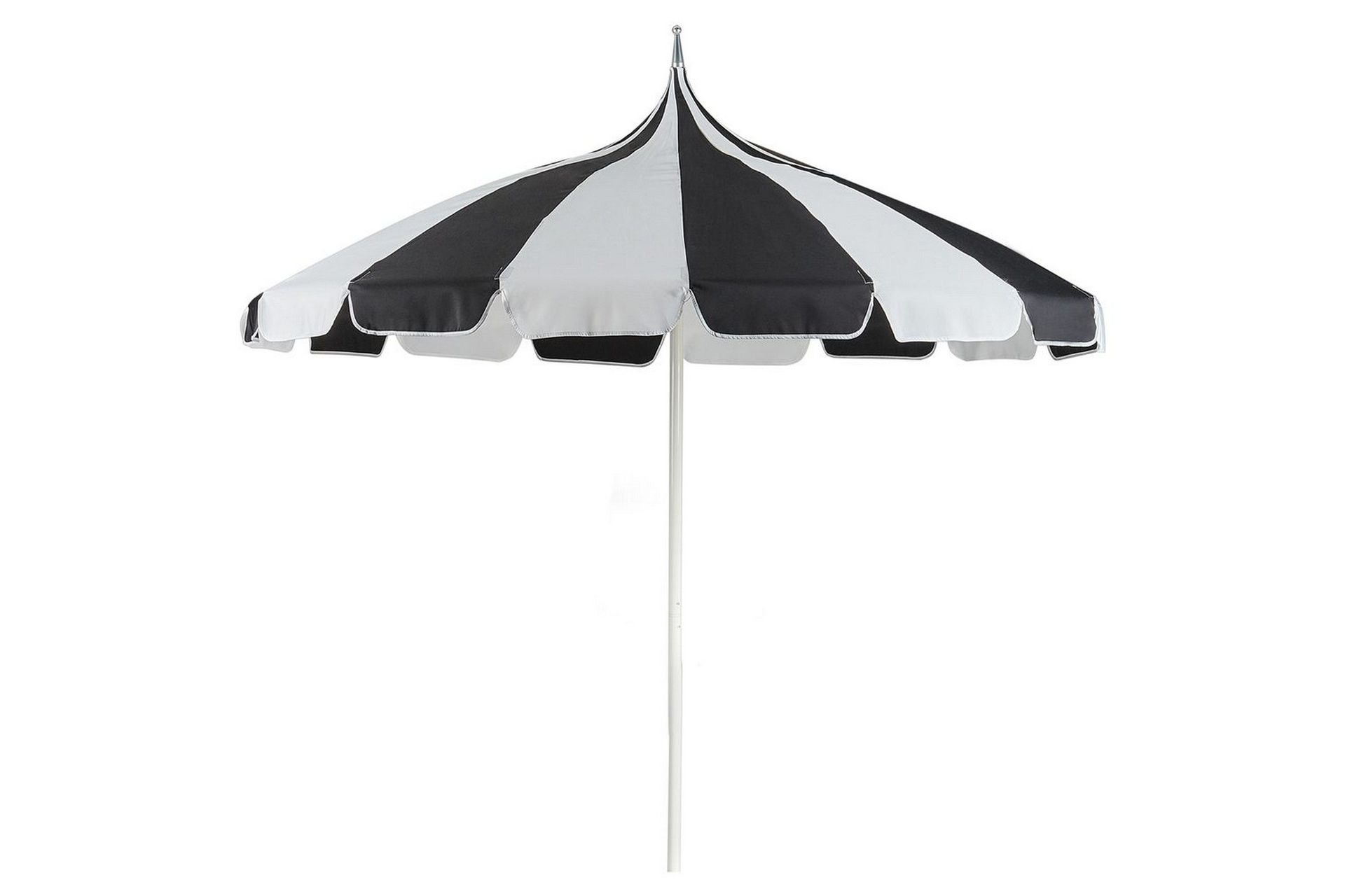 Balkongparasoll Beliani Minoa Beige Black\|\|White -
