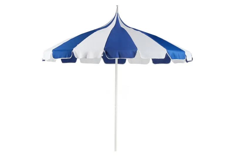 Balkongparasoll Beliani Minoa Beige blue||White, undefined