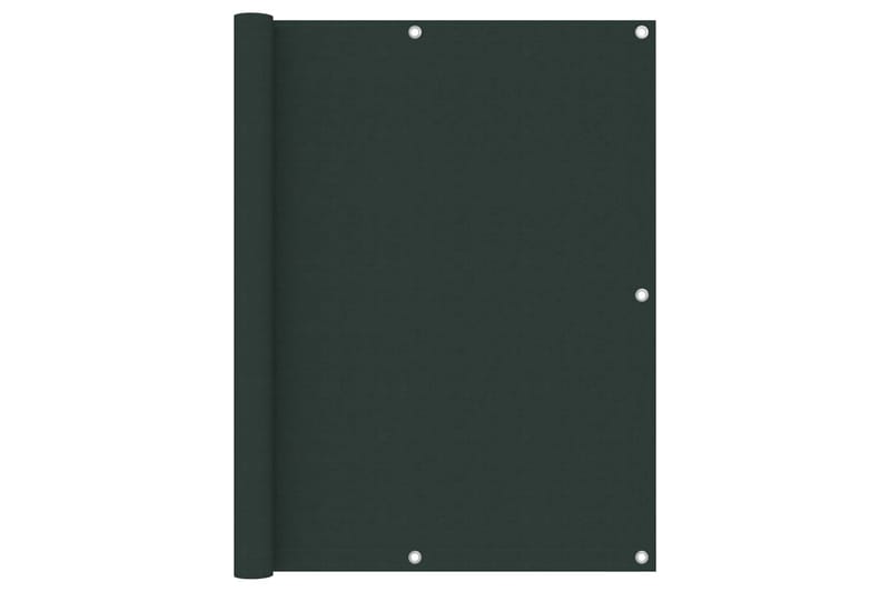 Balkongskjerm mørkegrønn 120x300 cm oxfordstoff - Grønn - Balkongbeskyttelse