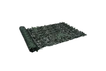 Balkongskjerm med mørkegrønne blader 600x150 cm - grønn - Hagemøbler - Balkong - Sikkerhet & vindbeskyttelse balkong - Balkongbeskyttelse