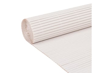 Dobbelsidet hagegjerde 110x300 cm hvit - Hvit - Hagemøbler - Balkong - Sikkerhet & vindbeskyttelse balkong - Balkongbeskyttelse