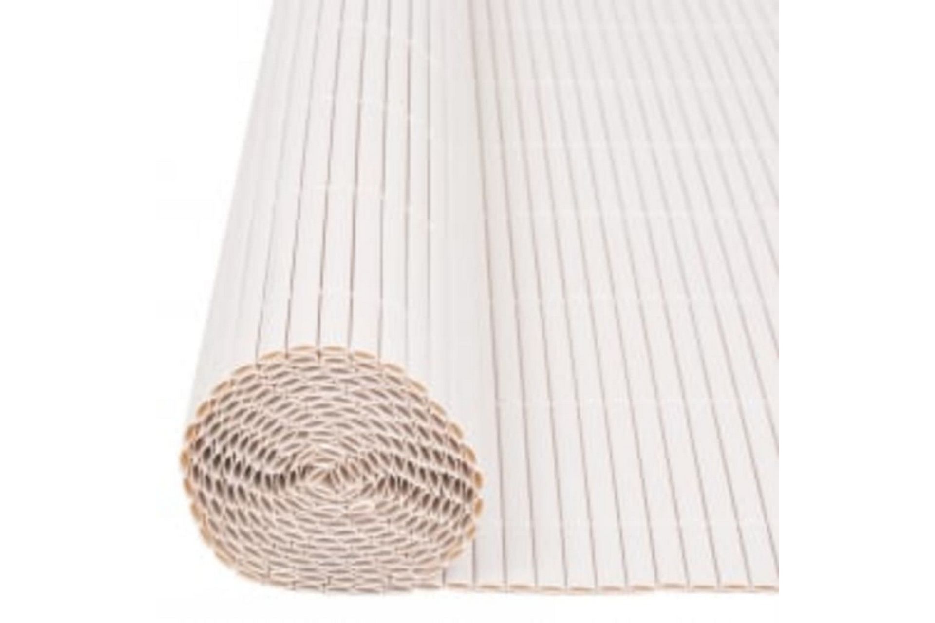 Dobbelsidet hagegjerde 110x300 cm hvit - Hvit - Hagemøbler - Balkong - Sikkerhet & vindbeskyttelse balkong - Balkongbeskyttelse