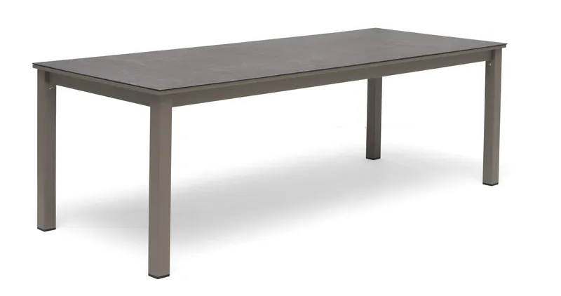 Hillerstorp Jet Set spisebord utendørs 90 cm beige - Beige - Hagemøbler - Hagebord - Spisebord ute