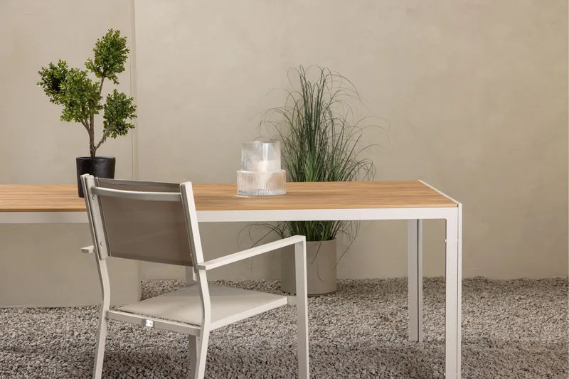 Break Spisebord 90x205 cm - Beige - Hagemøbler - Hagebord - Spisebord ute