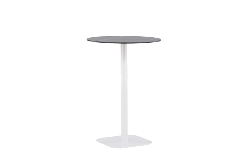 Milano Barbord 4-seter Rund - Hvit - Hagemøbler - Hagebord - Barbord