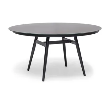 Hillerstorp Oxhult utebord Ø145 cm svart - Svart - Hagemøbler - Hagebord - Spisebord ute