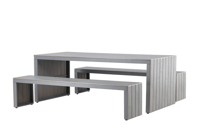 San Juan Piknikbord 6-seter - Grå - Hagemøbler - Hagebord - Piknikbord