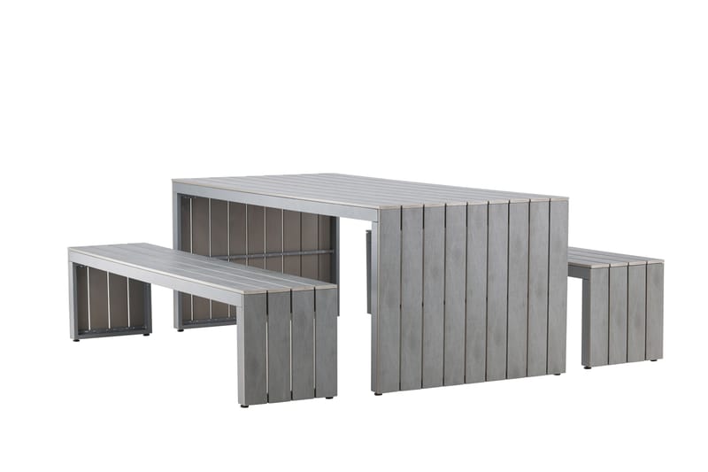 San Juan Piknikbord 6-seter - Grå - Hagemøbler - Hagebord - Piknikbord