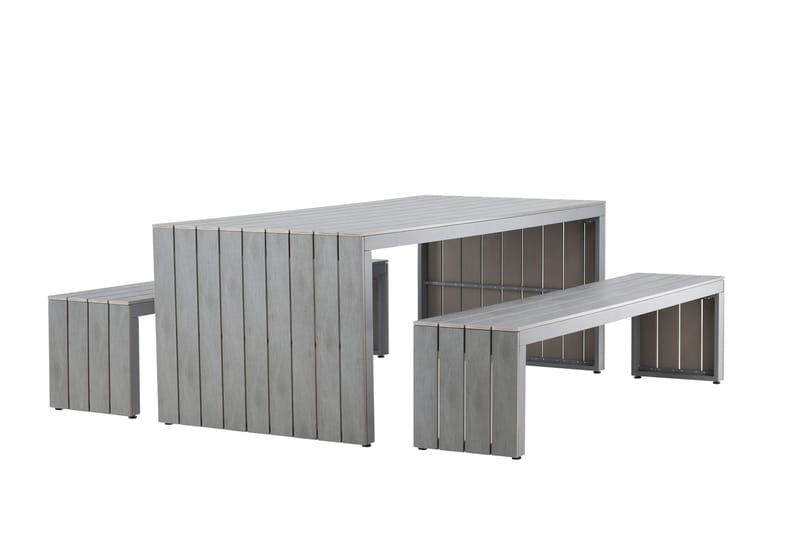 San Juan Piknikbord 6-seter - Grå - Hagemøbler - Hagebord - Piknikbord