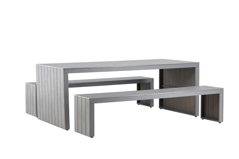 San Juan Piknikbord 6-seter - Grå - Hagemøbler - Hagebord - Piknikbord